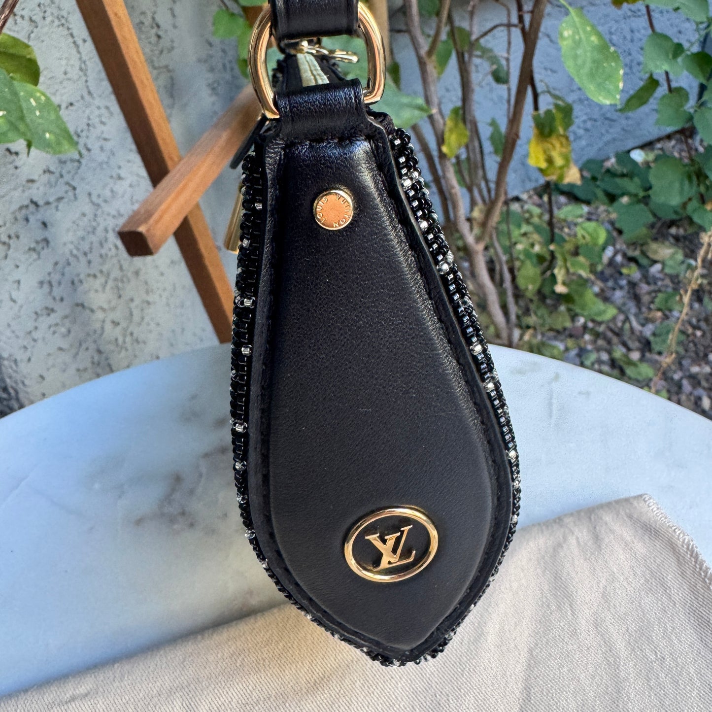 Louis Vuitton Beaded Pochette Tirette Limited Edition Shoulder Bag