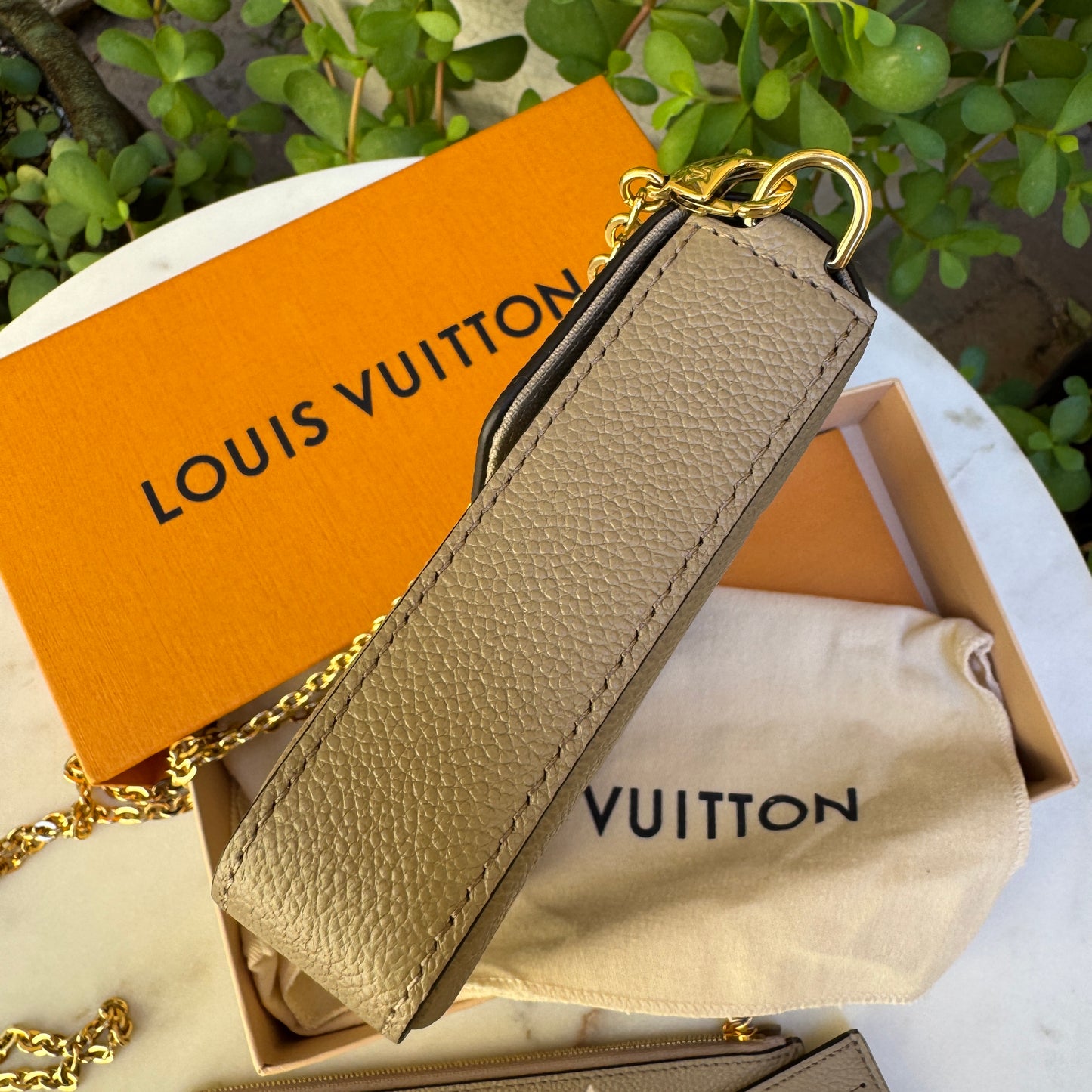 Louis Vuitton Bicolor Monogram Empreinte Pochette Félicie
