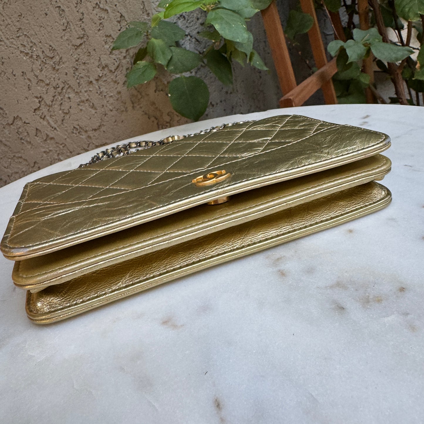 Chanel Gabrielle WOC Quilted Aged Calfskin Crossbody