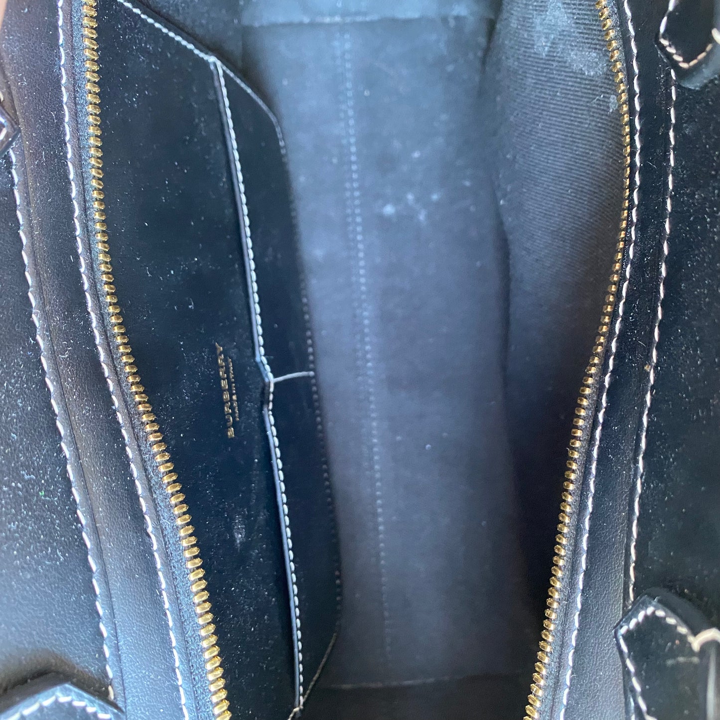 Burberry Catherine Smoked Check Tote Bag