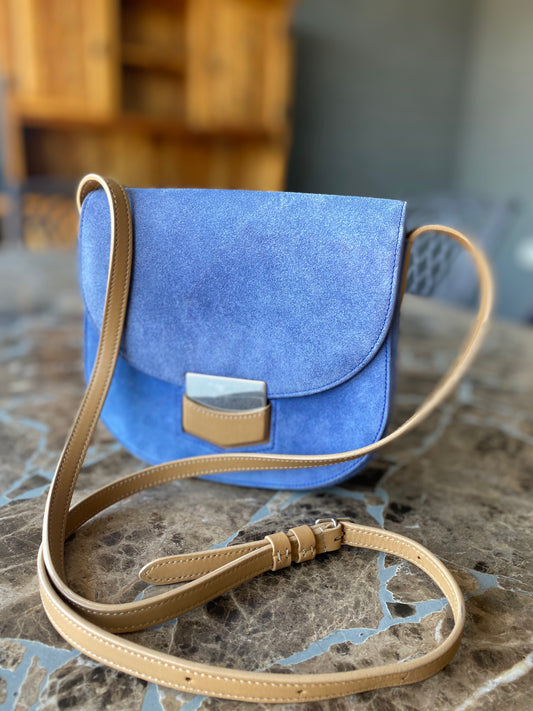 Celine Trotteur Suede Leather Crossbody