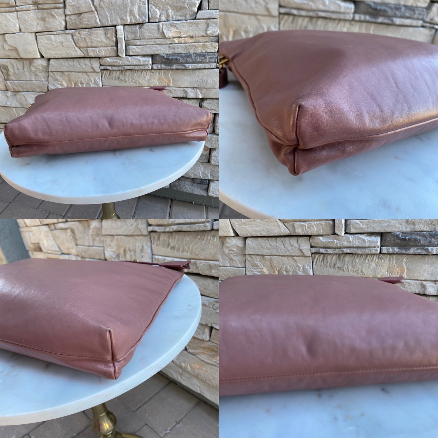 Louis Vuitton Cuir Boudoir Lockit Chain Bag