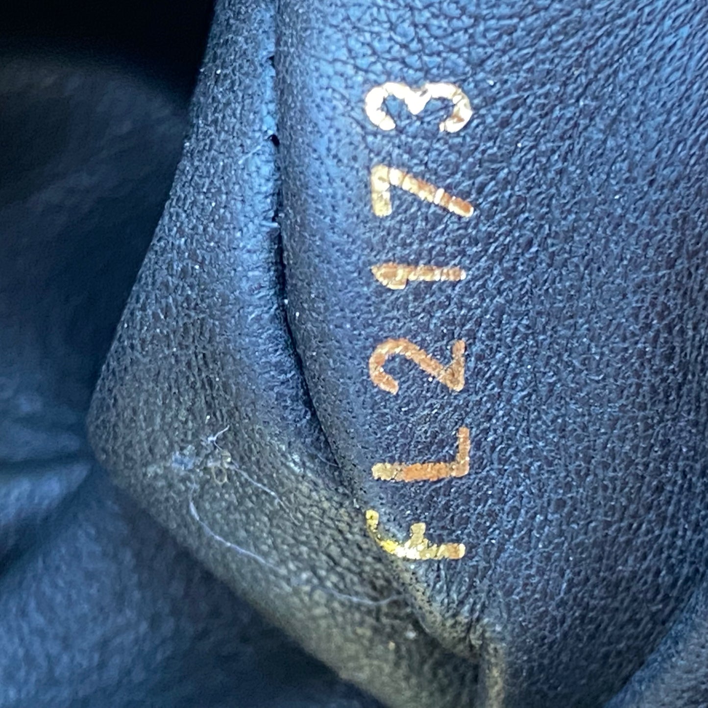 Louis Vuitton Cuir Boudoir Lockit Chain Bag