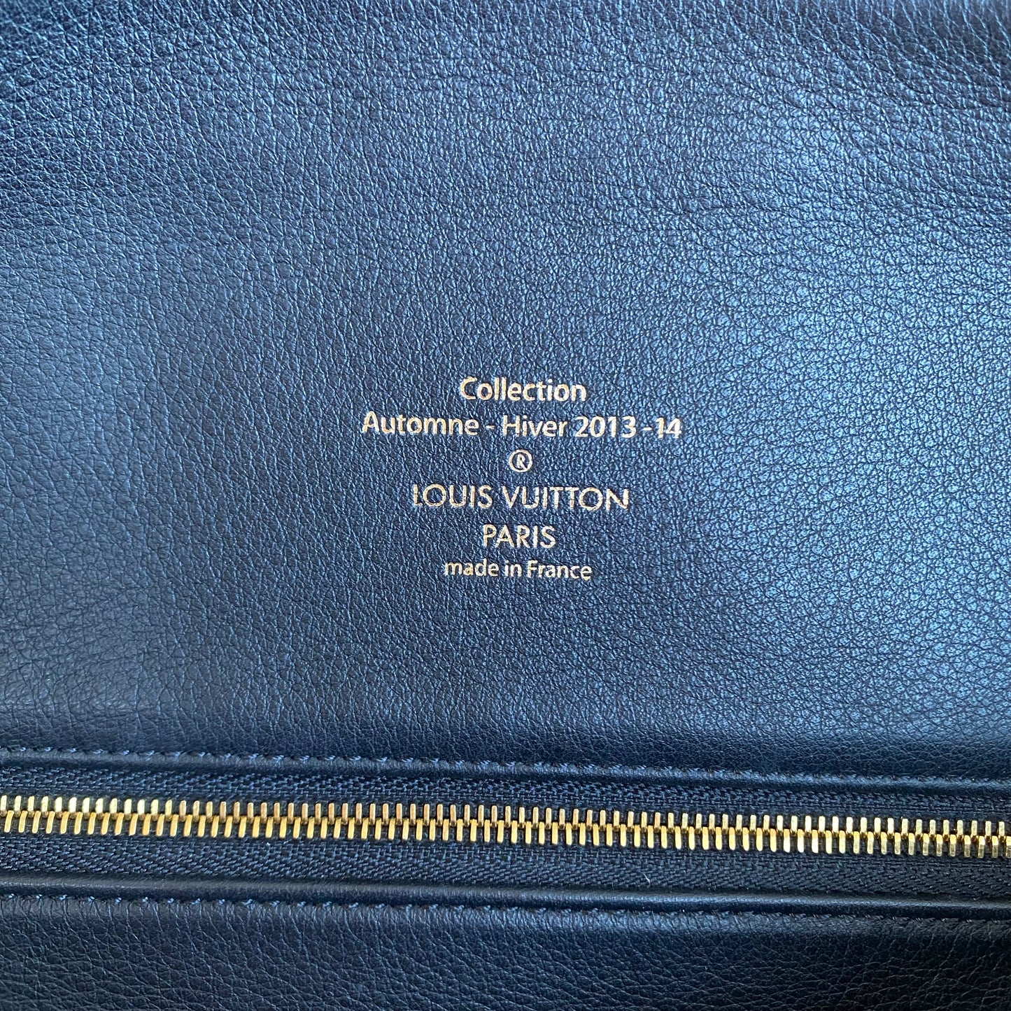 Louis Vuitton Cuir Boudoir Lockit Chain Bag