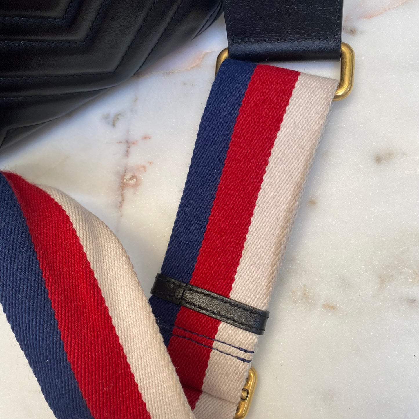 Gucci Marmont Matelasse GG Sylvie Top Handle Crossbody