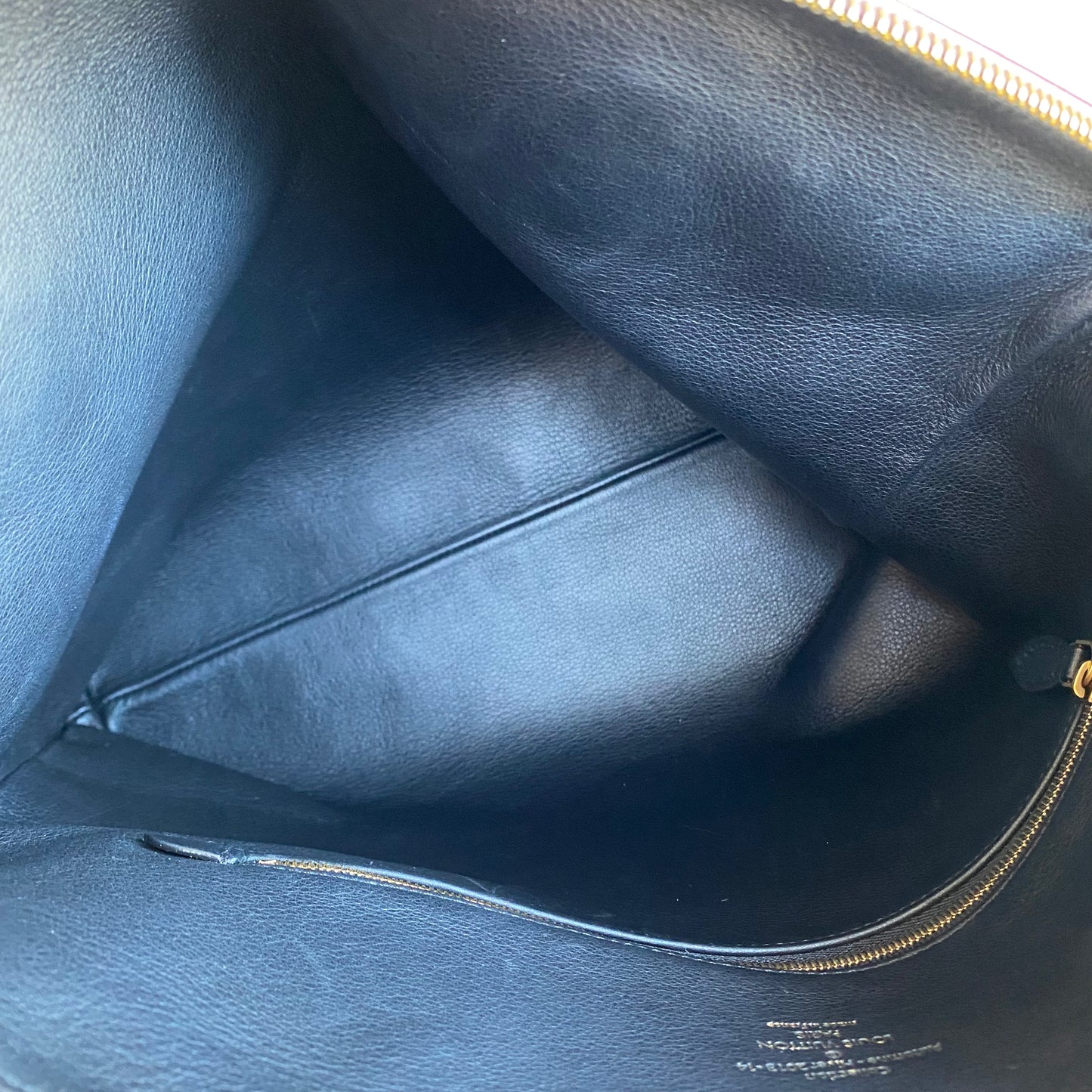 Louis Vuitton Cuir Boudoir Lockit Chain Bag