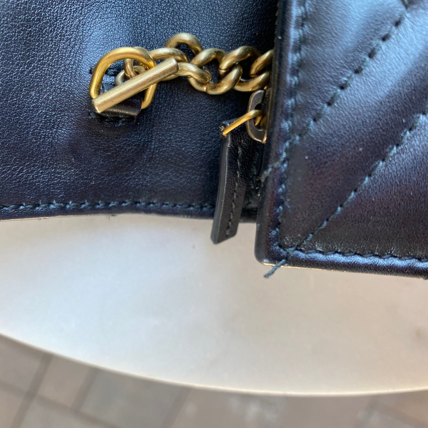 Gucci GG Marmont Matelasse Wallet on Chain