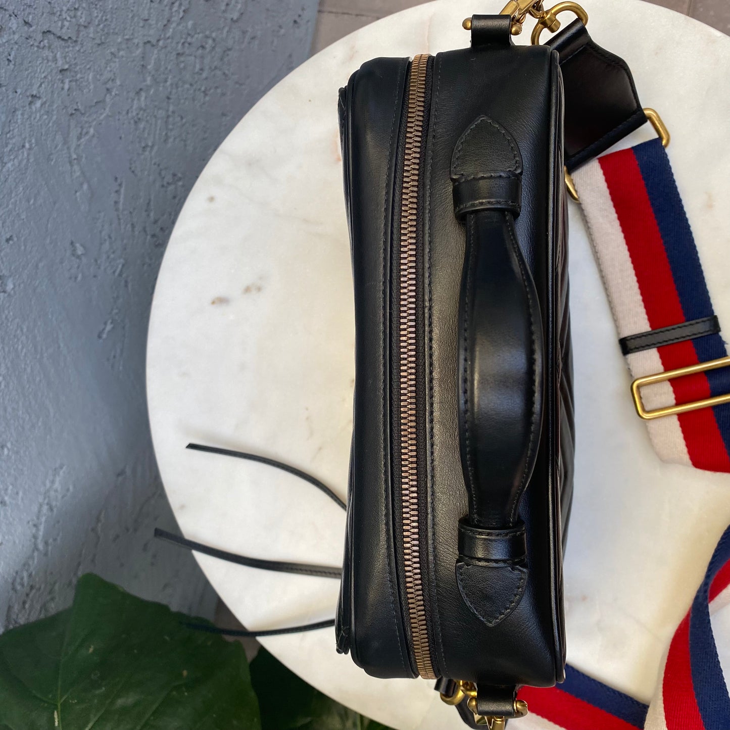 Gucci Marmont Matelasse GG Sylvie Top Handle Crossbody