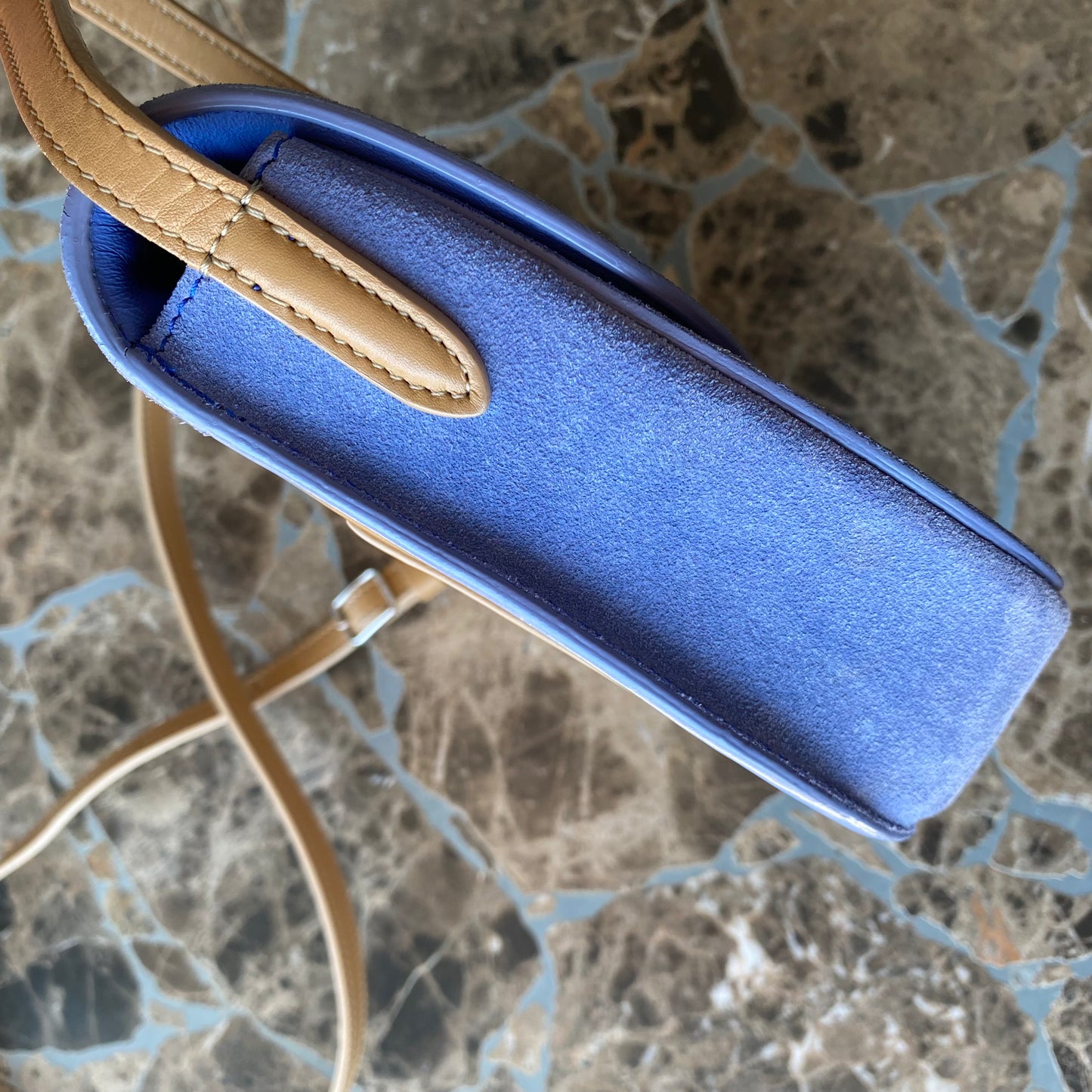 Celine Trotteur Suede Leather Crossbody