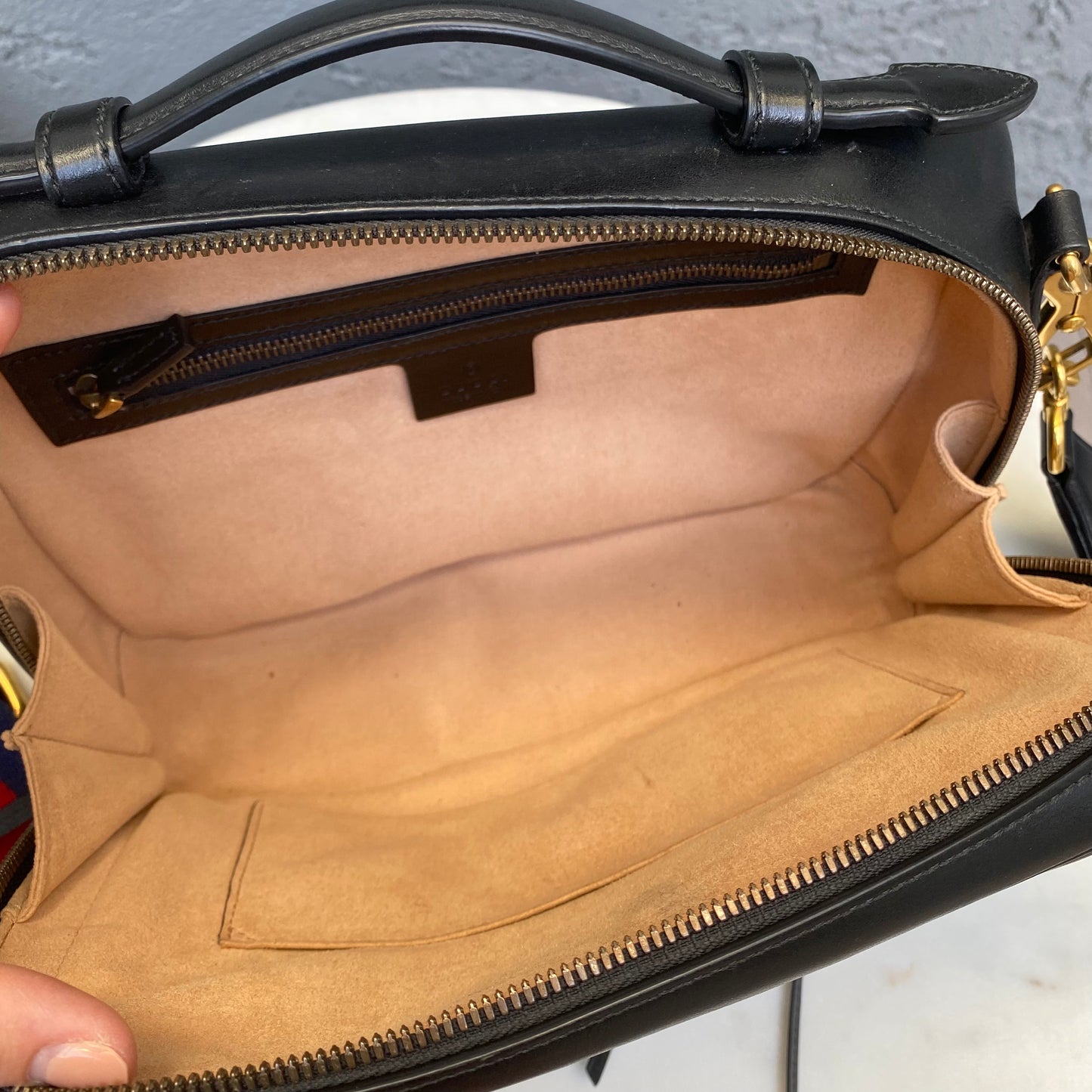 Gucci Marmont Matelasse GG Sylvie Top Handle Crossbody