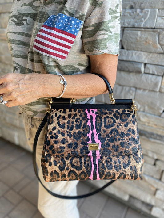 Dolce & Gabbana Leopard Limited Edition Miss Sicily Bag