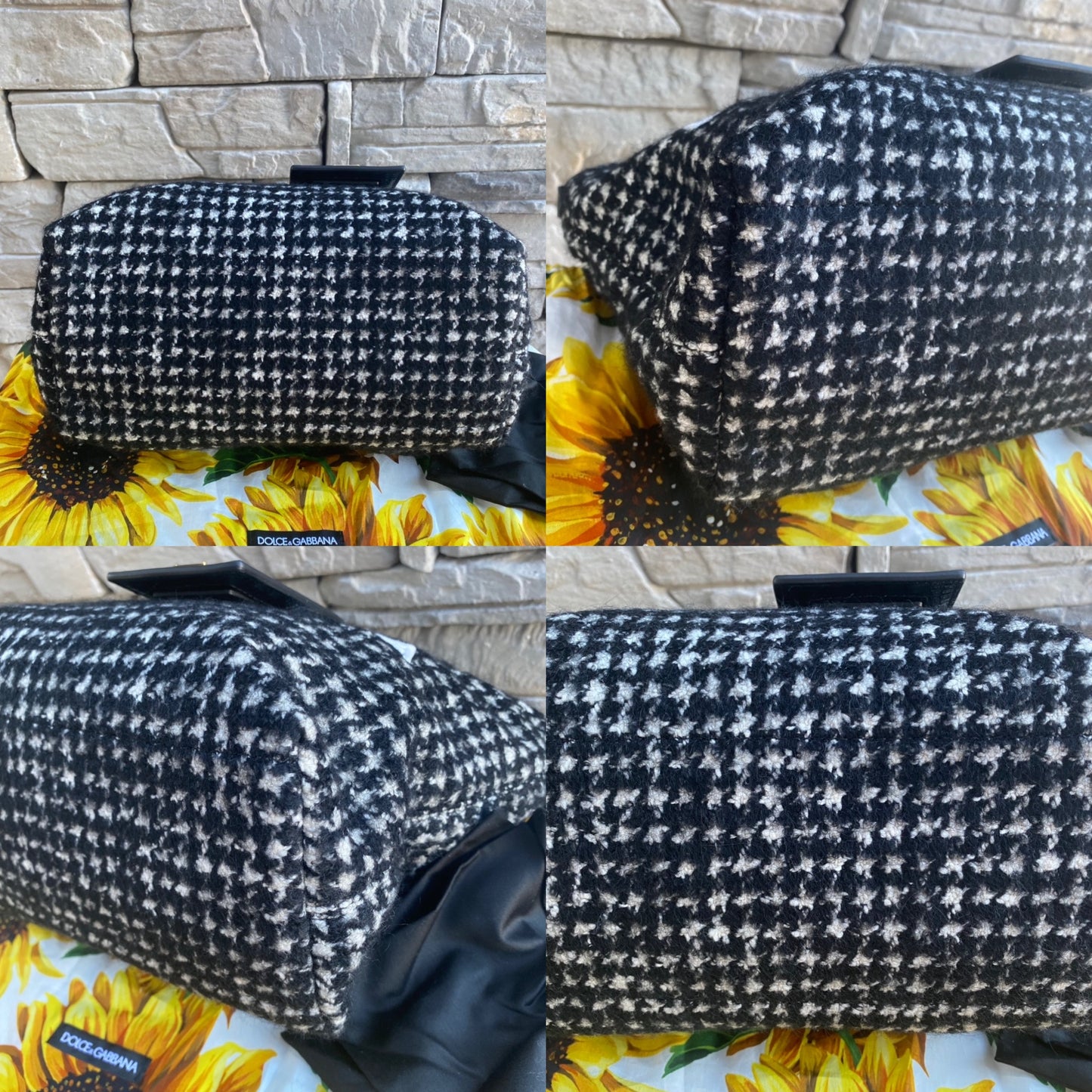Dolce & Gabbana Small Tweed Capri Tote