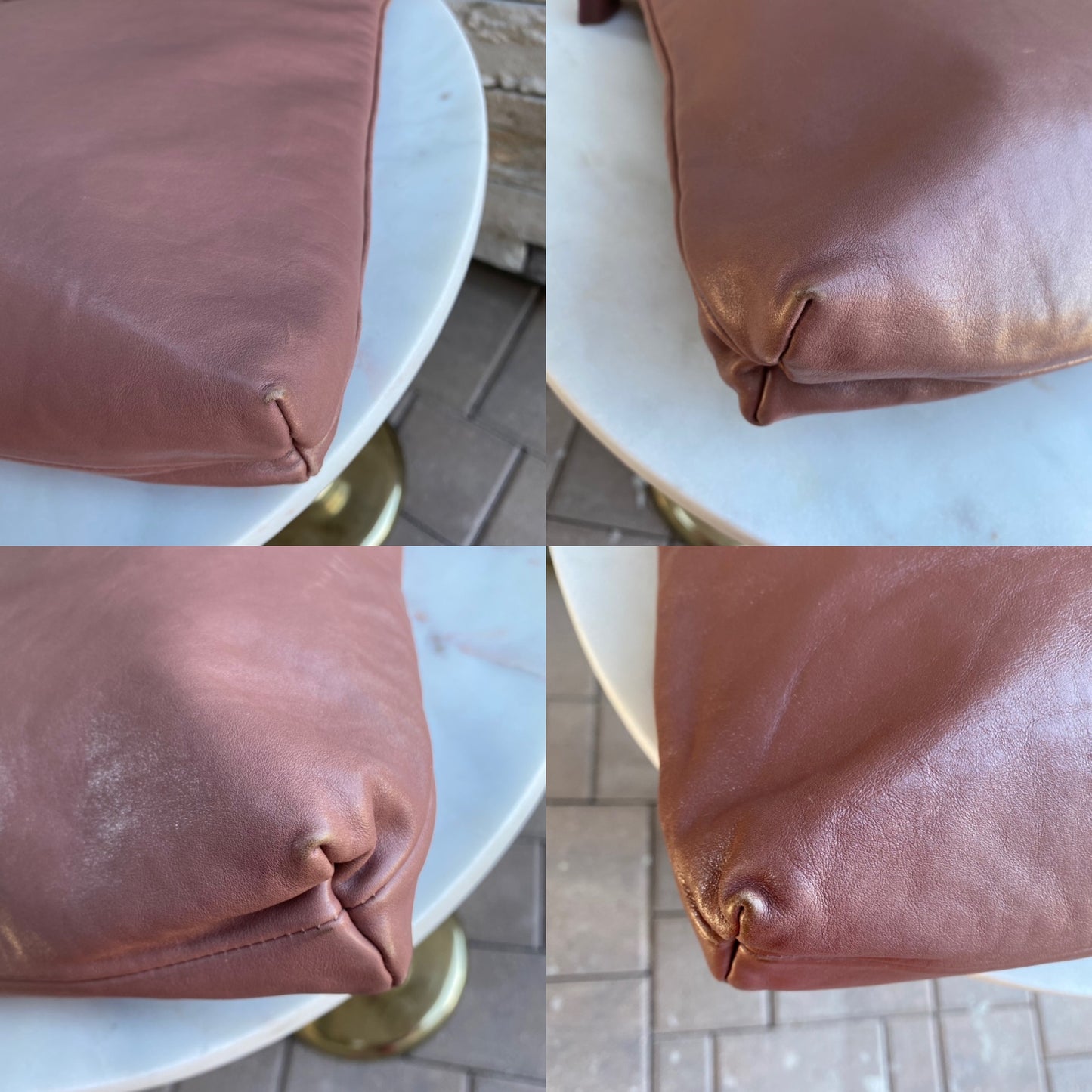 Louis Vuitton Cuir Boudoir Lockit Chain Bag