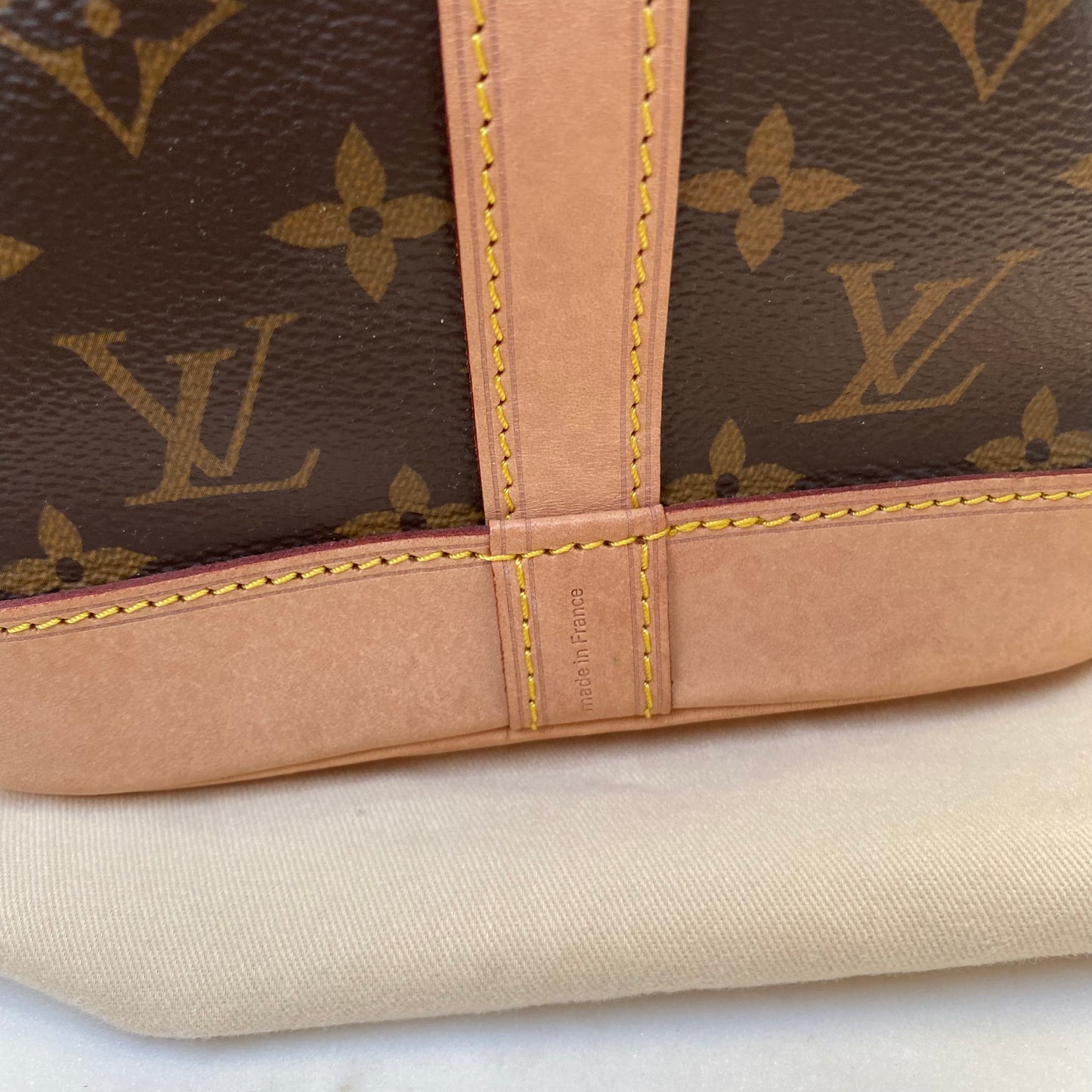Louis Vuitton Petit Noe Monogram Bucket Bag