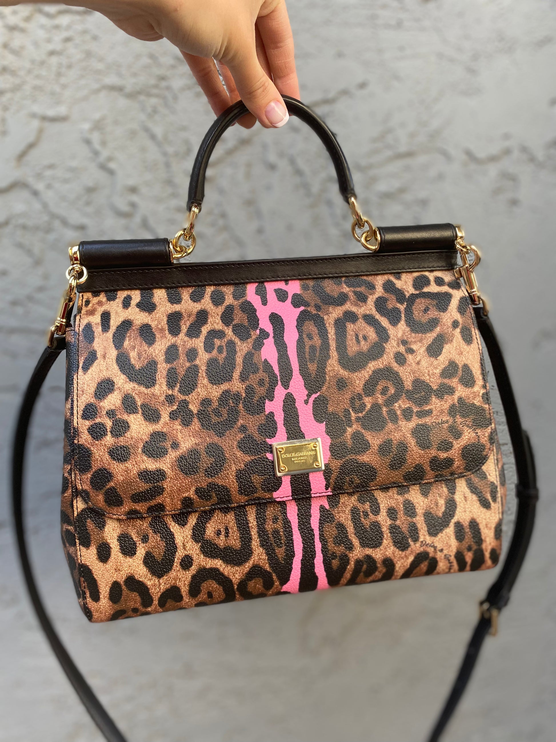 Dolce & Gabbana Leopard Limited Edition Miss Sicily Bag – The Foxy