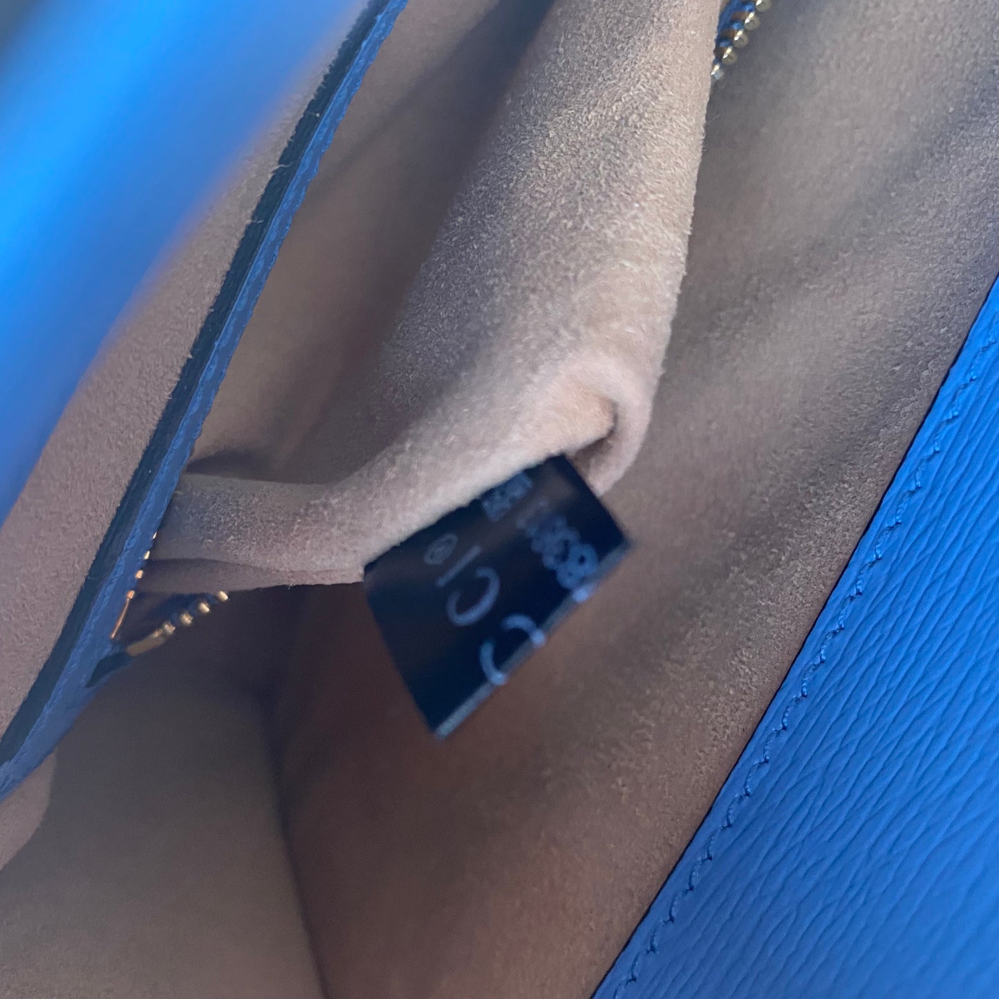Gucci Nymphaea Top Handle Bag Floral Printed Leather Shoulder Bag