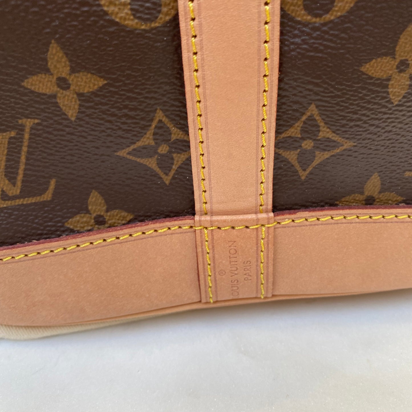Louis Vuitton Petit Noe Monogram Bucket Bag