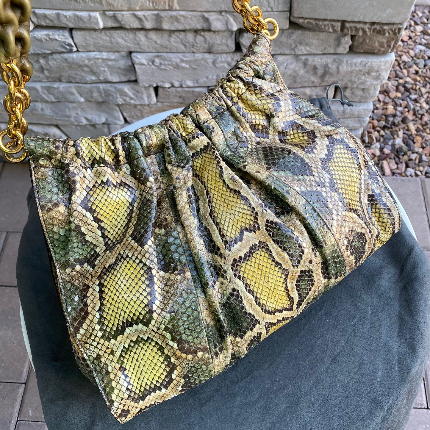 Tom Ford Python Carine Shoulder Bag