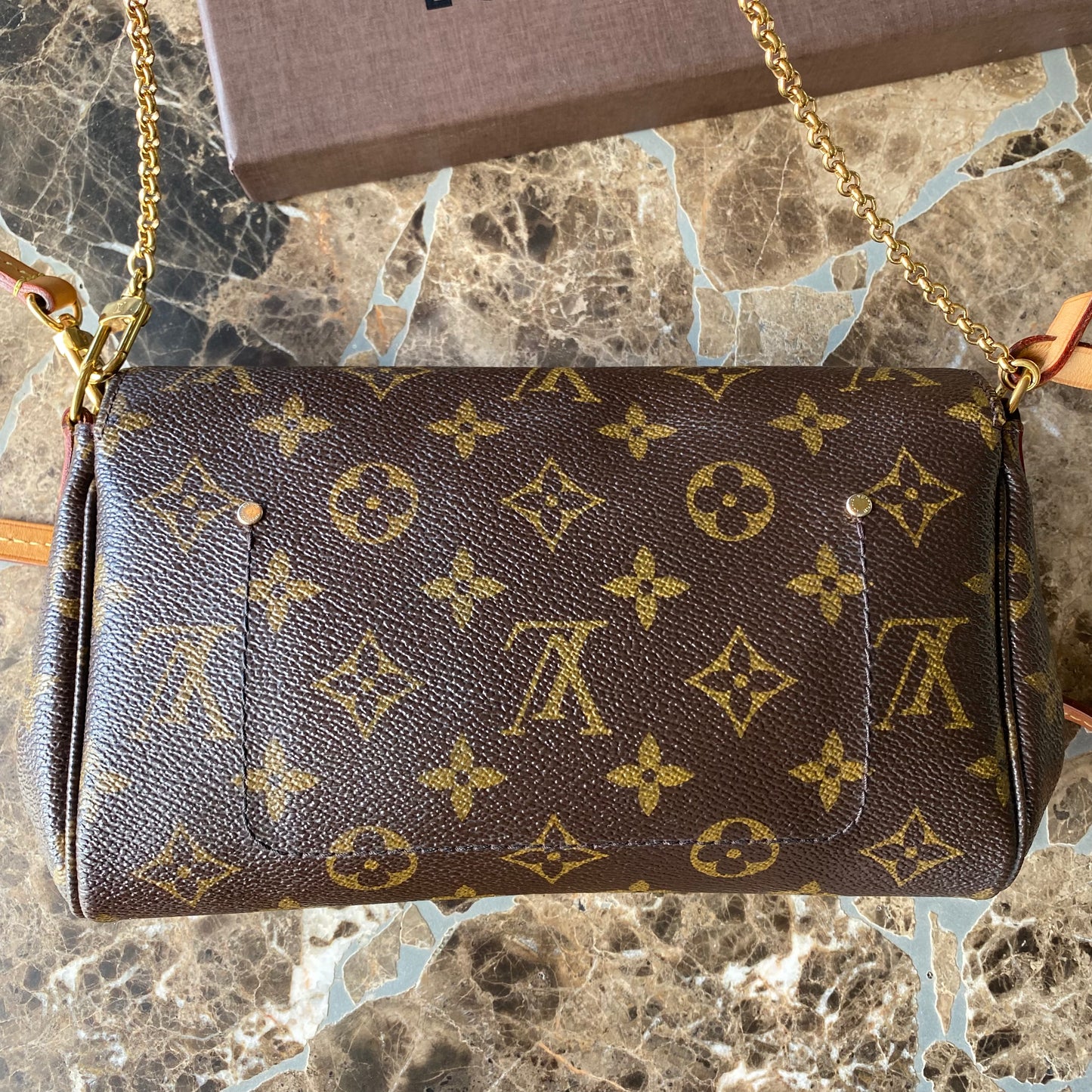 Louis Vuitton Monogram Favorite PM Clutch Crossbody