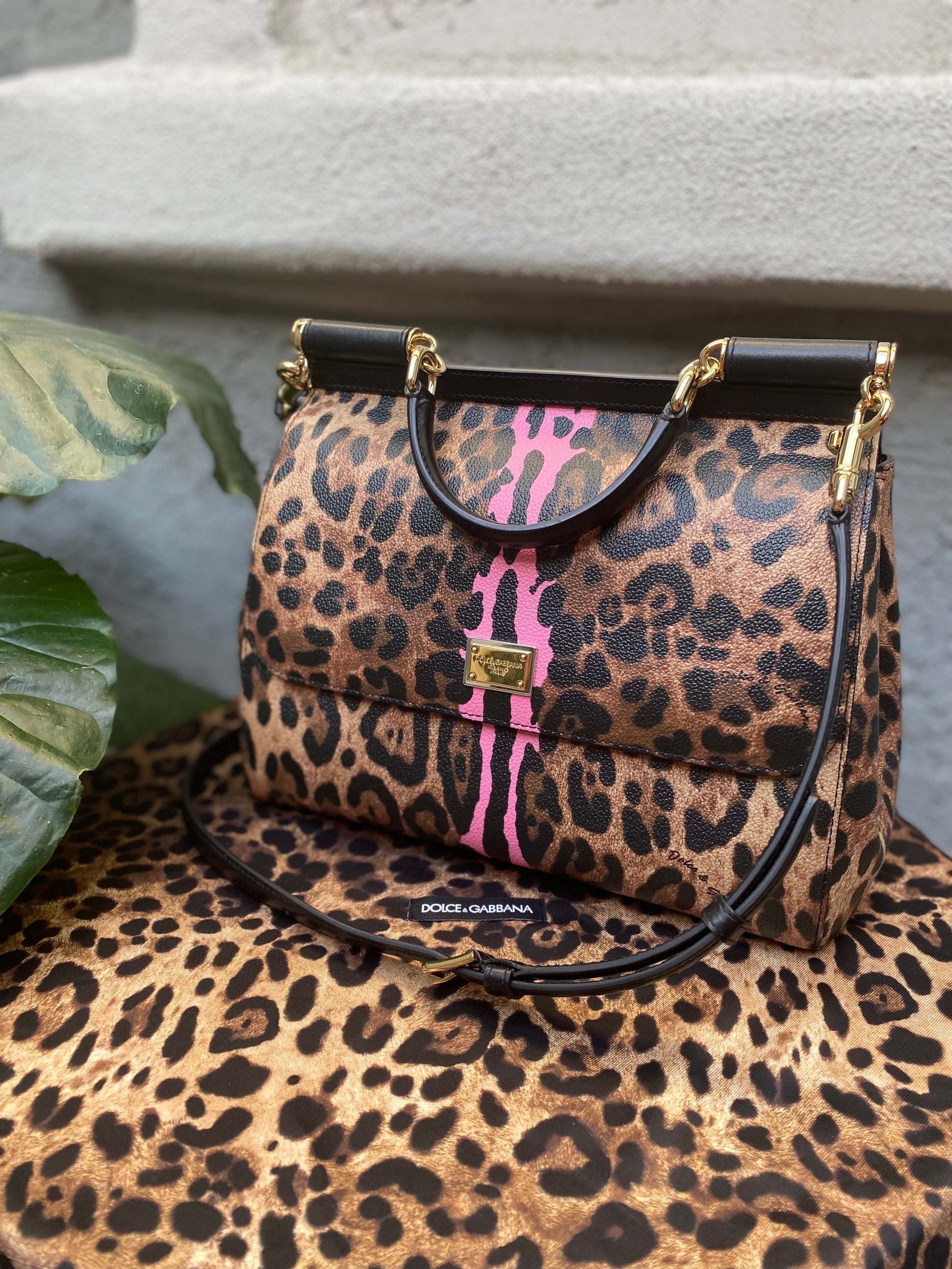 Dolce & Gabbana Leopard Limited Edition Miss Sicily Bag – The Foxy