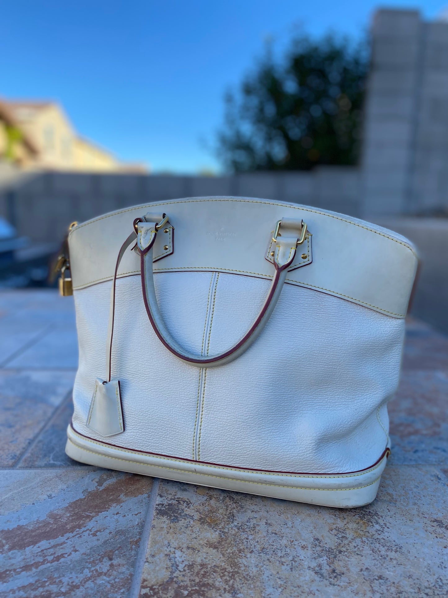 Louis Vuitton Suhali Lockit GM Satchel