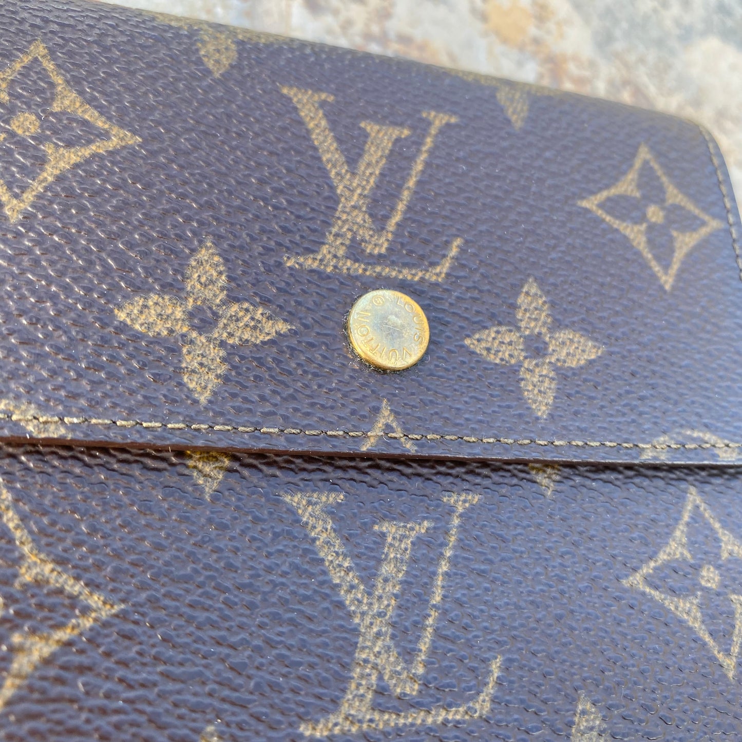 Louis Vuitton Vintage Monogram Elise Wallet
