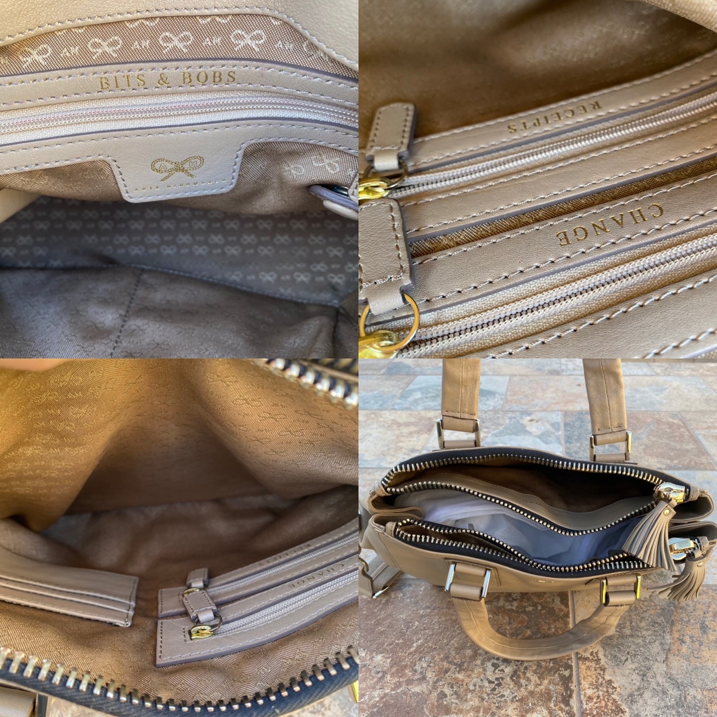 Anya Hindmarch Ebury Leather Zipper Tote