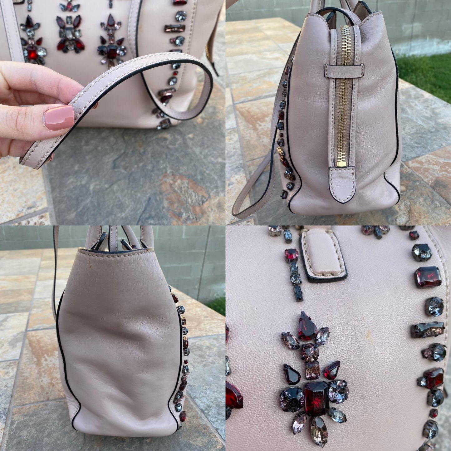 Valentino Garavani Jewel Crystal Studded Tote