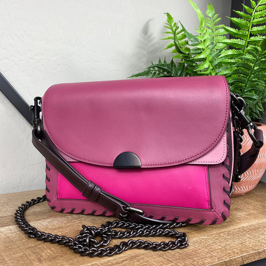 Coach Dreamer Whipstitch Chain Shoulder Bag