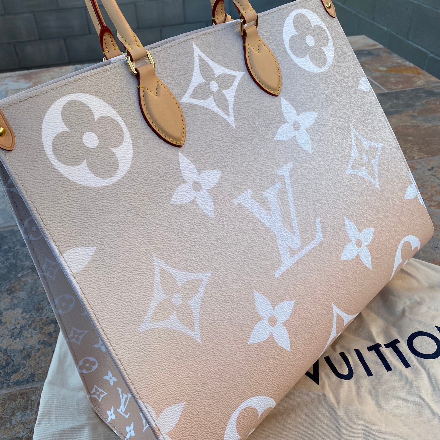 Louis Vuitton By The Pool Onthego GM Giant Monogram Tote