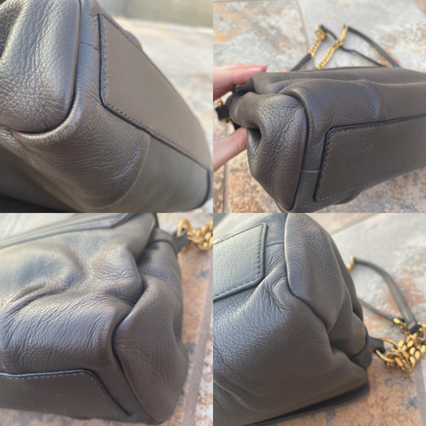 Yves Saint Laurent Leather Vintage Shoulder Bag