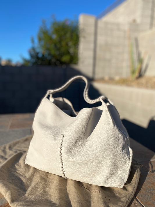 Bottega Veneta Cervo Leather Loop Hobo Bag