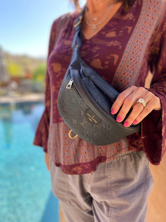 Louis Vuitton Monogram Empreinte Leather Bumbag