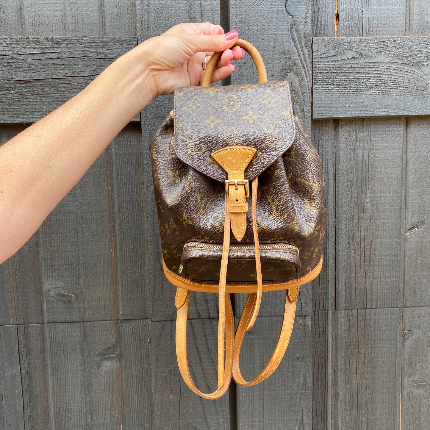 Louis Vuitton Vintage Montsouris Mini PM Backpack