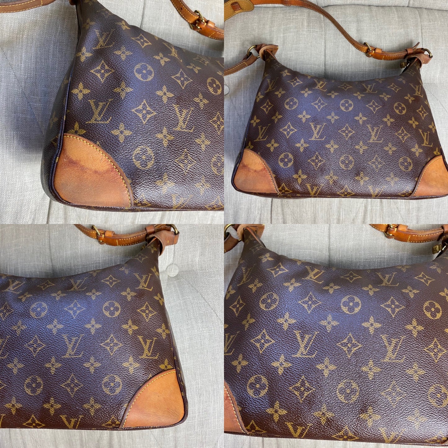 Louis Vuitton Boulogne 30 Monogram Shoulder Bag