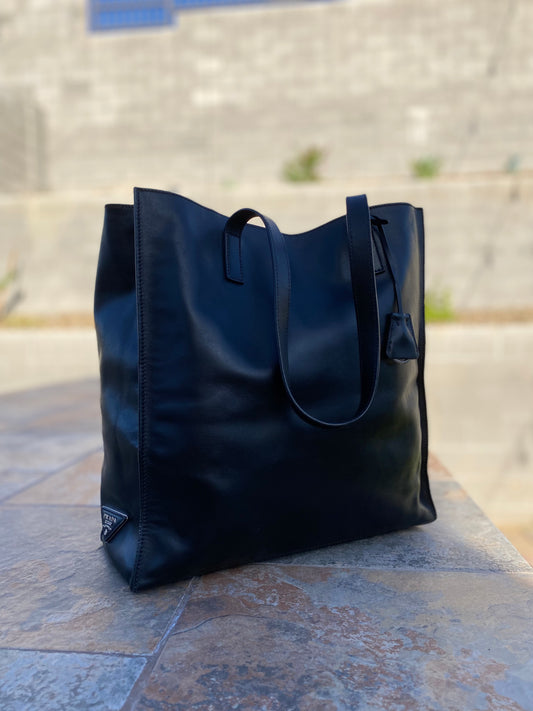Prada Nappa Leather Large Shopping Tote