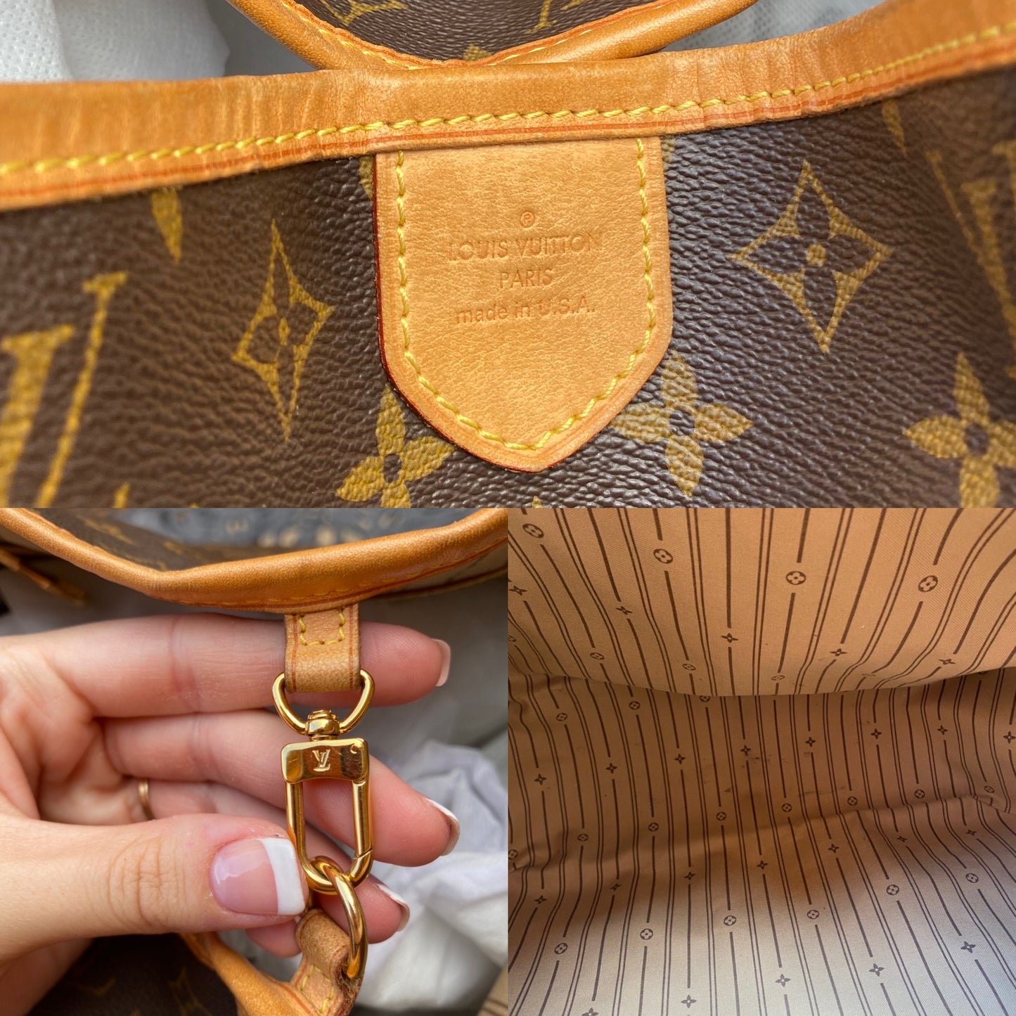 Louis Vuitton Monogram Delightful GM Hobo