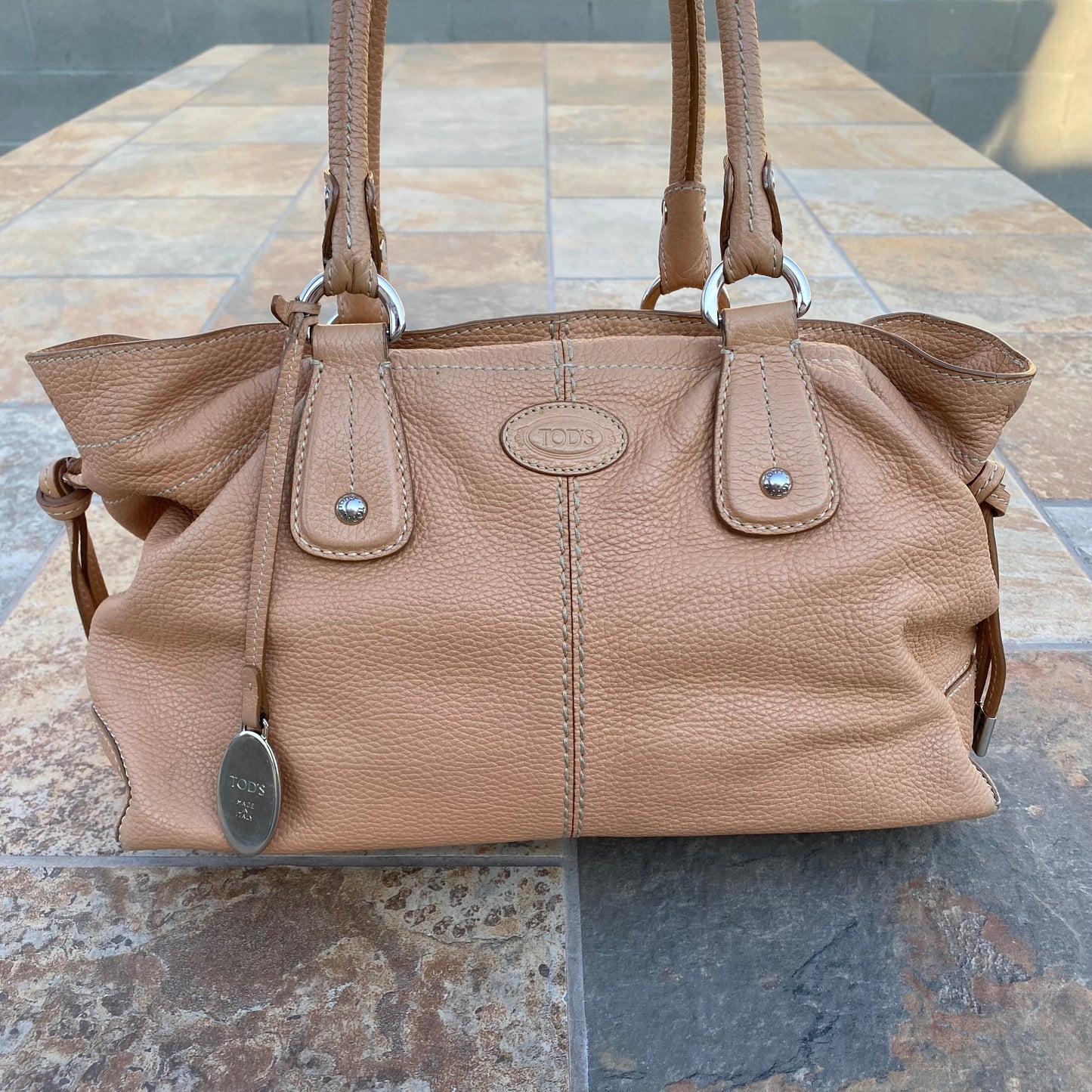 Tod’s D Styling Leather Tote Shoulder Bag