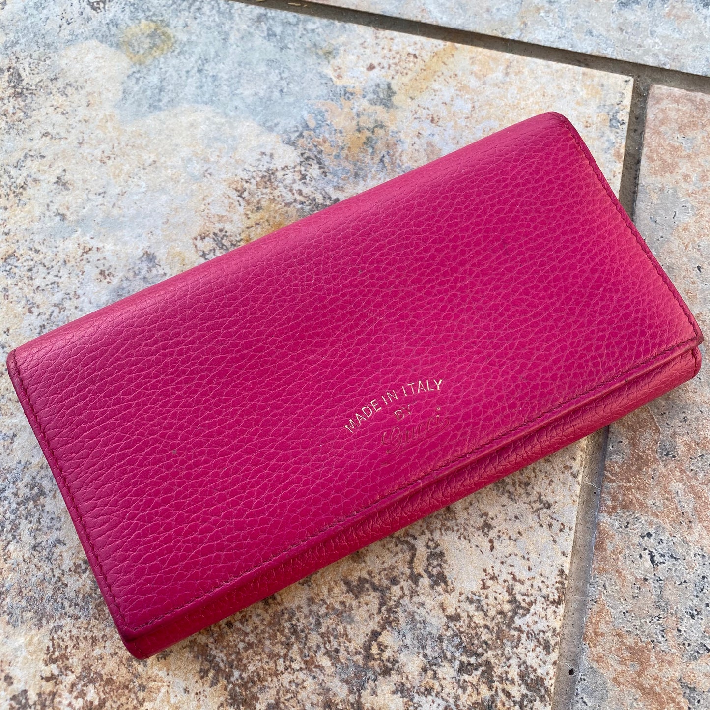 Gucci Swing Leather Continental Wallet