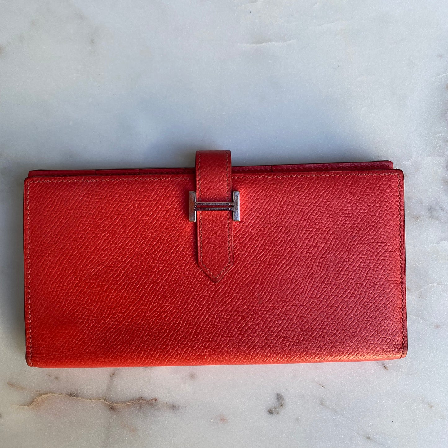 Hermès Bearn Classique Leather Wallet