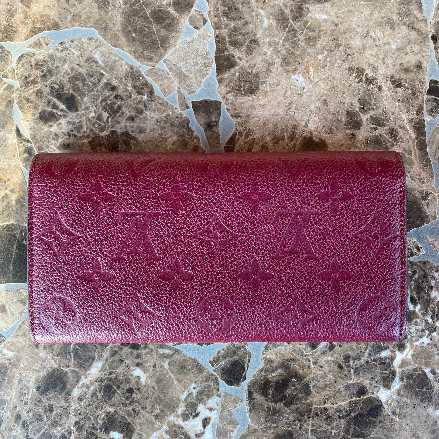 Louis Vuitton Empreinte Emilie Leather Wallet