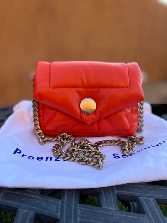 Proenza Schouler Harris PS Leather Shoulder Bag