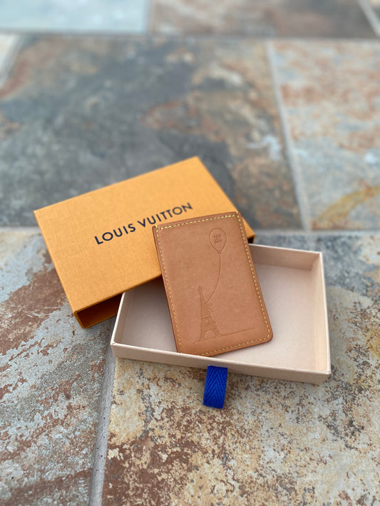 Louis Vuitton Vachetta 24 Eiffel Tower Card Holder
