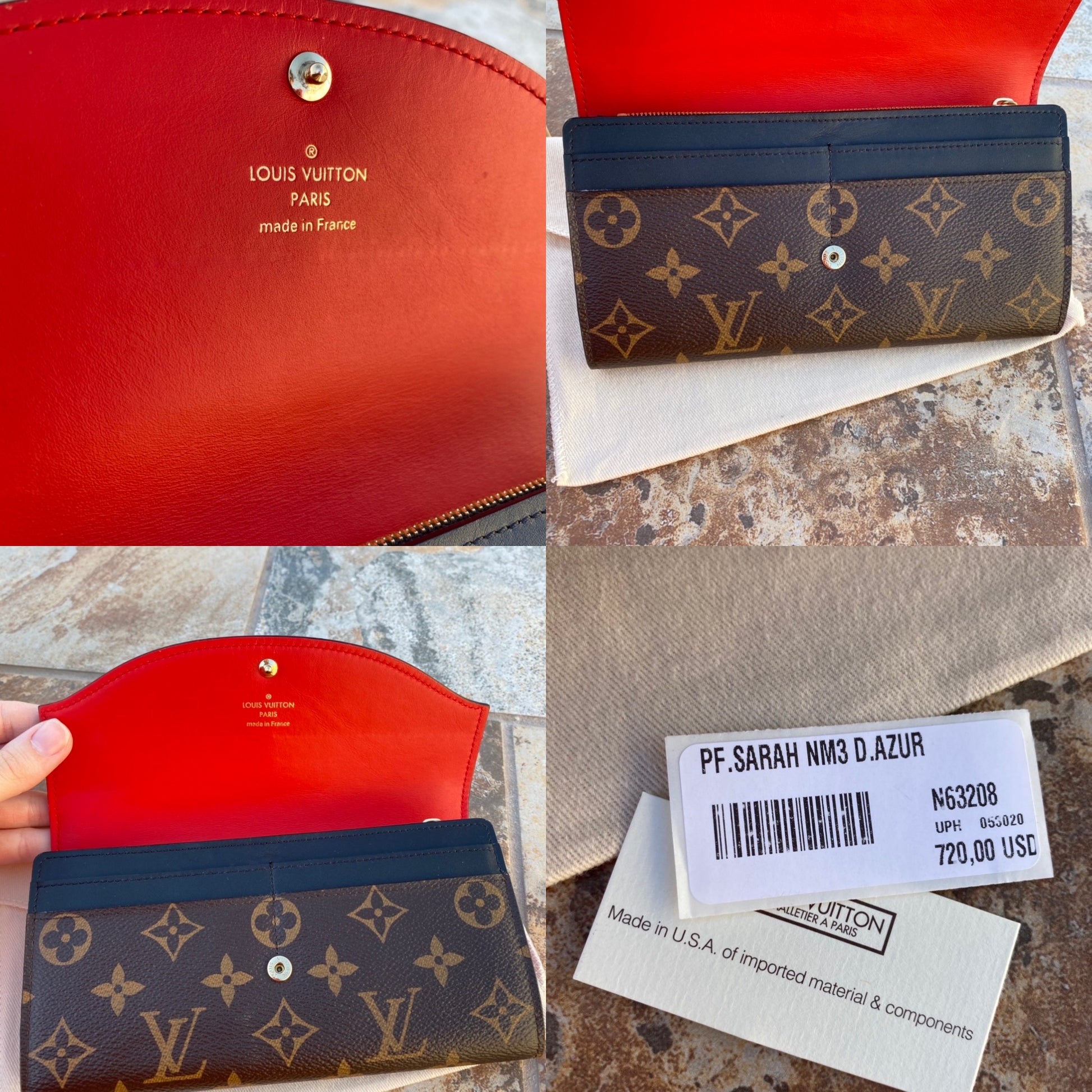 Louis Vuitton Sarah NM3 Wallet