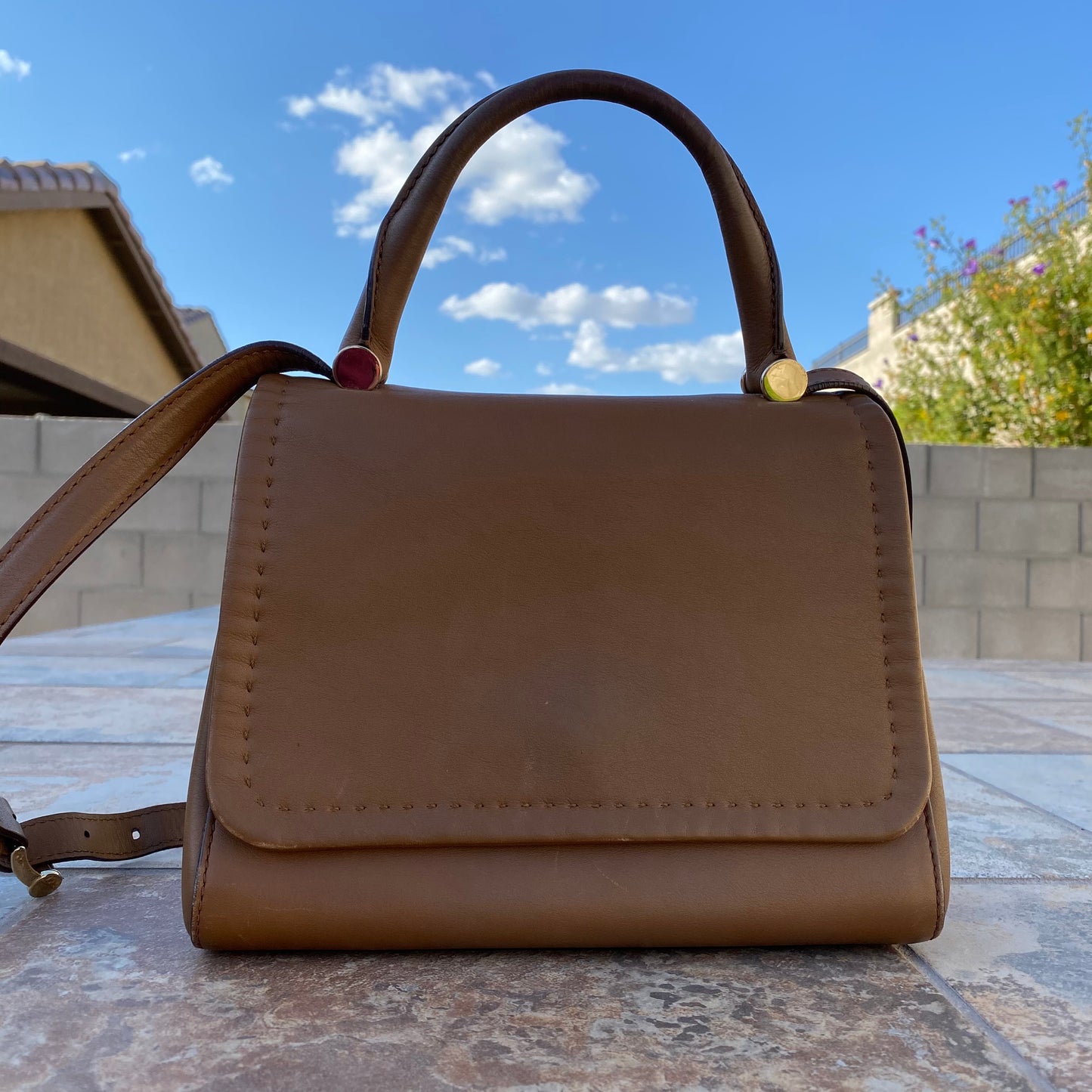 MaxMara Leather Ottelia J Bag Satchel