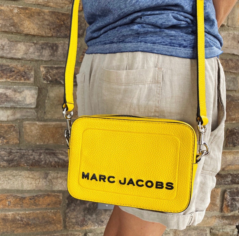 Marc Jacobs The Box Yellow Leather Crossbody