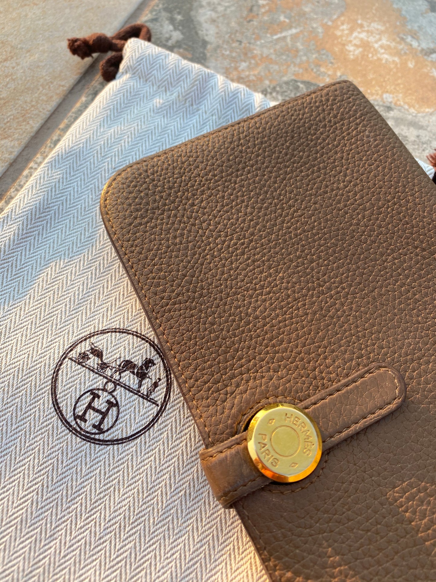 Hermès Dogon Long Leather Wallet