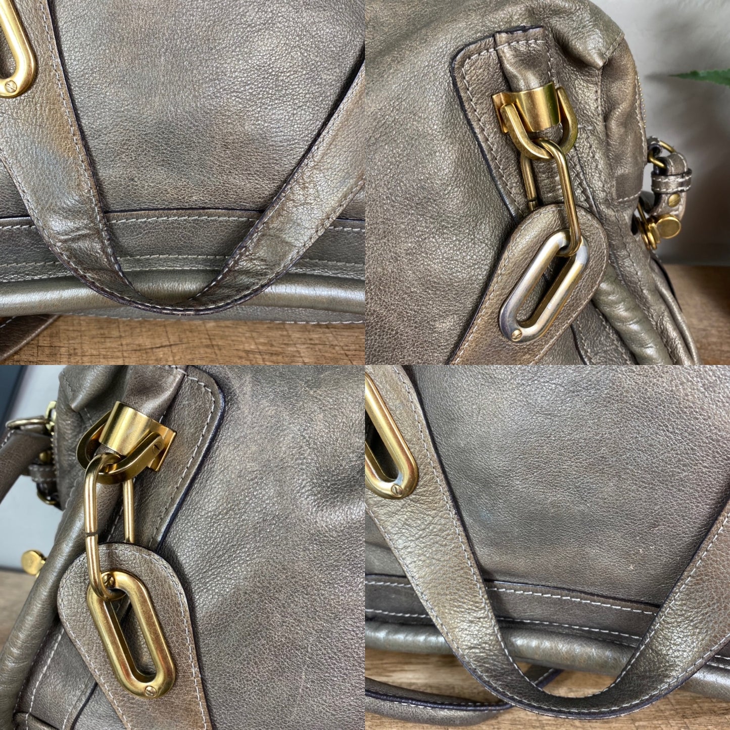 Chloé Medium Distressed Leather Paraty Bag