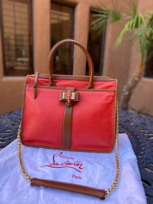 Christian Louboutin Sweet Charity Leather Shopping Tote