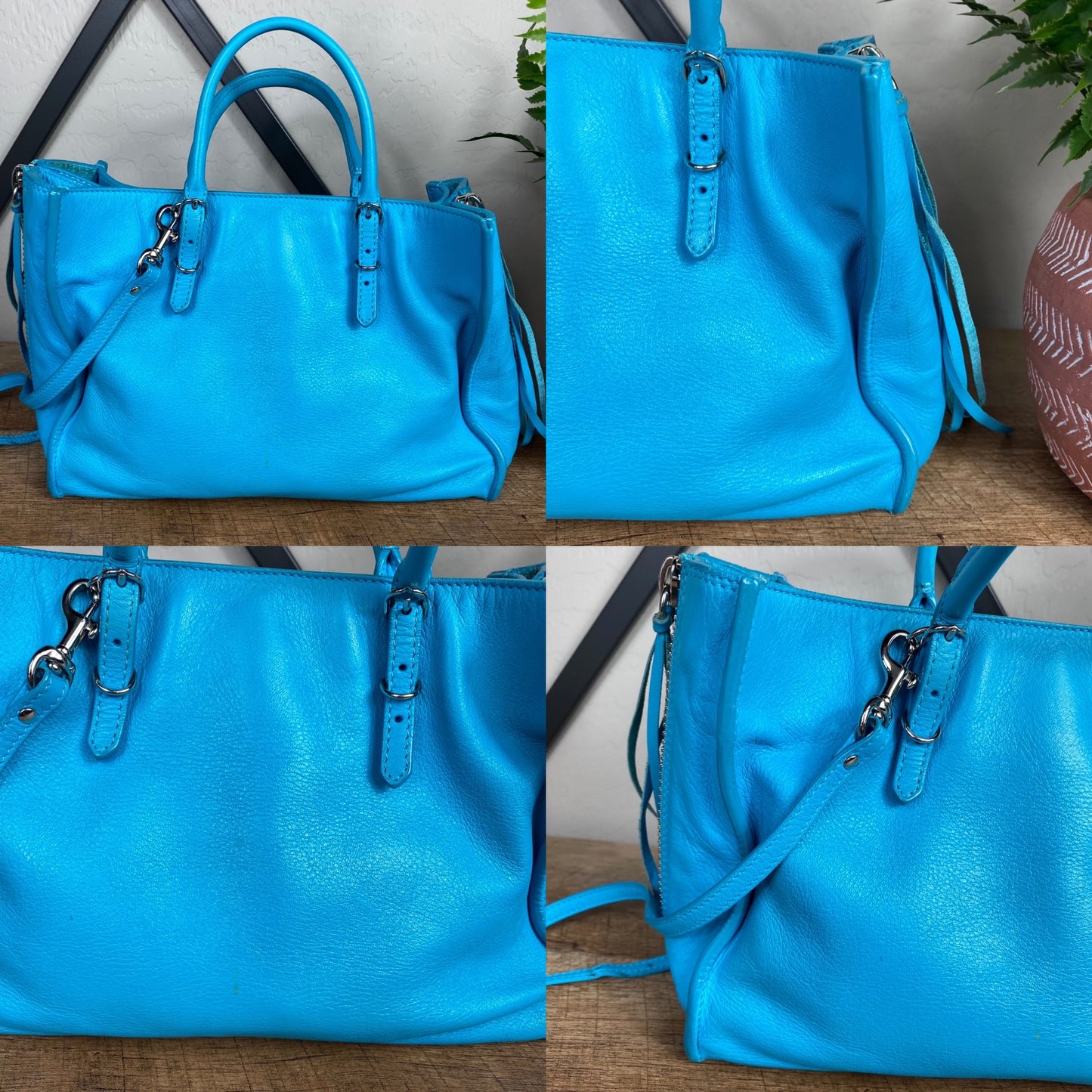 Balenciaga Papier A6 Mini Zip Around Satchel Crossbody